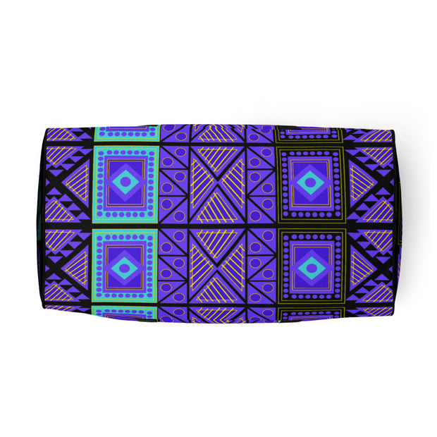 Purple Zi Culture Line Duffle bag