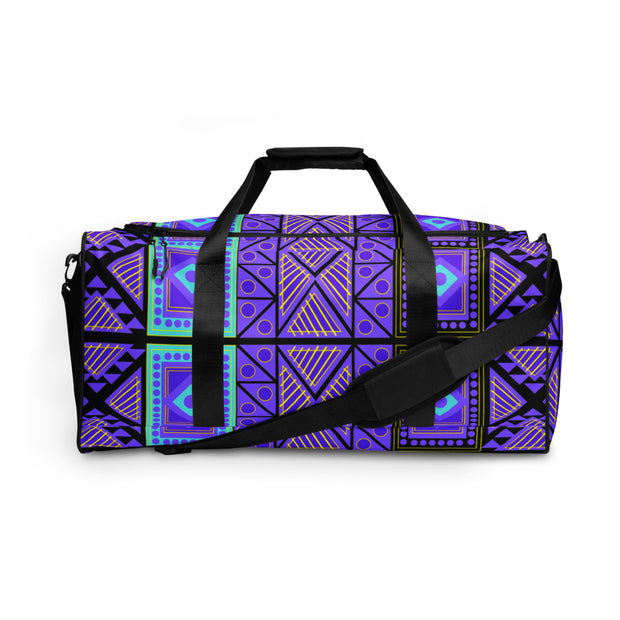 Purple Zi Culture Line Duffle bag