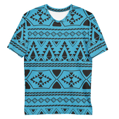 Blue Zi Tribal Line Men's T-shirt