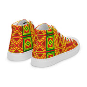Zi Zi Tafari Men’s high top canvas shoes