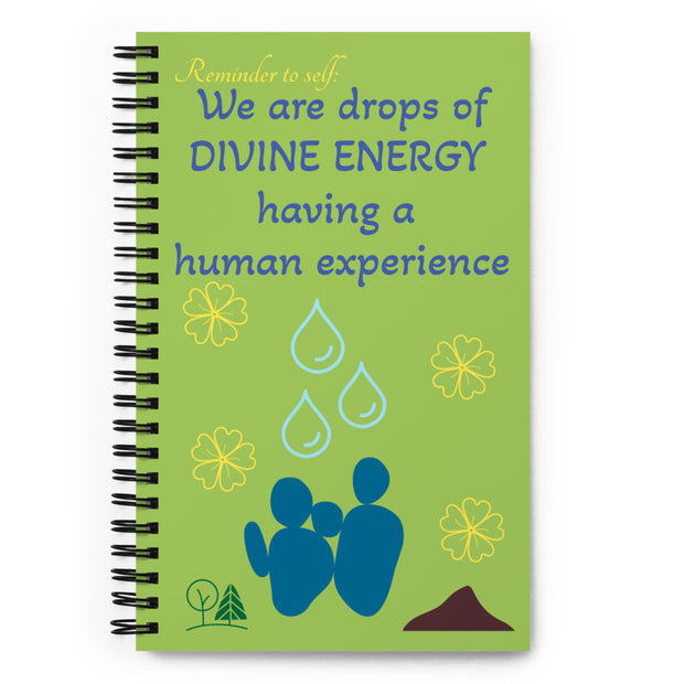 Divine Energy Spiral notebook